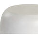 Iolite 21.75 X 21.5 inch White Outdoor End Table